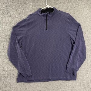 Flag & Anthem Madeflex 1/4‎ Zip Men XL Blue Long Sleeve Pullover Sweatshirt
